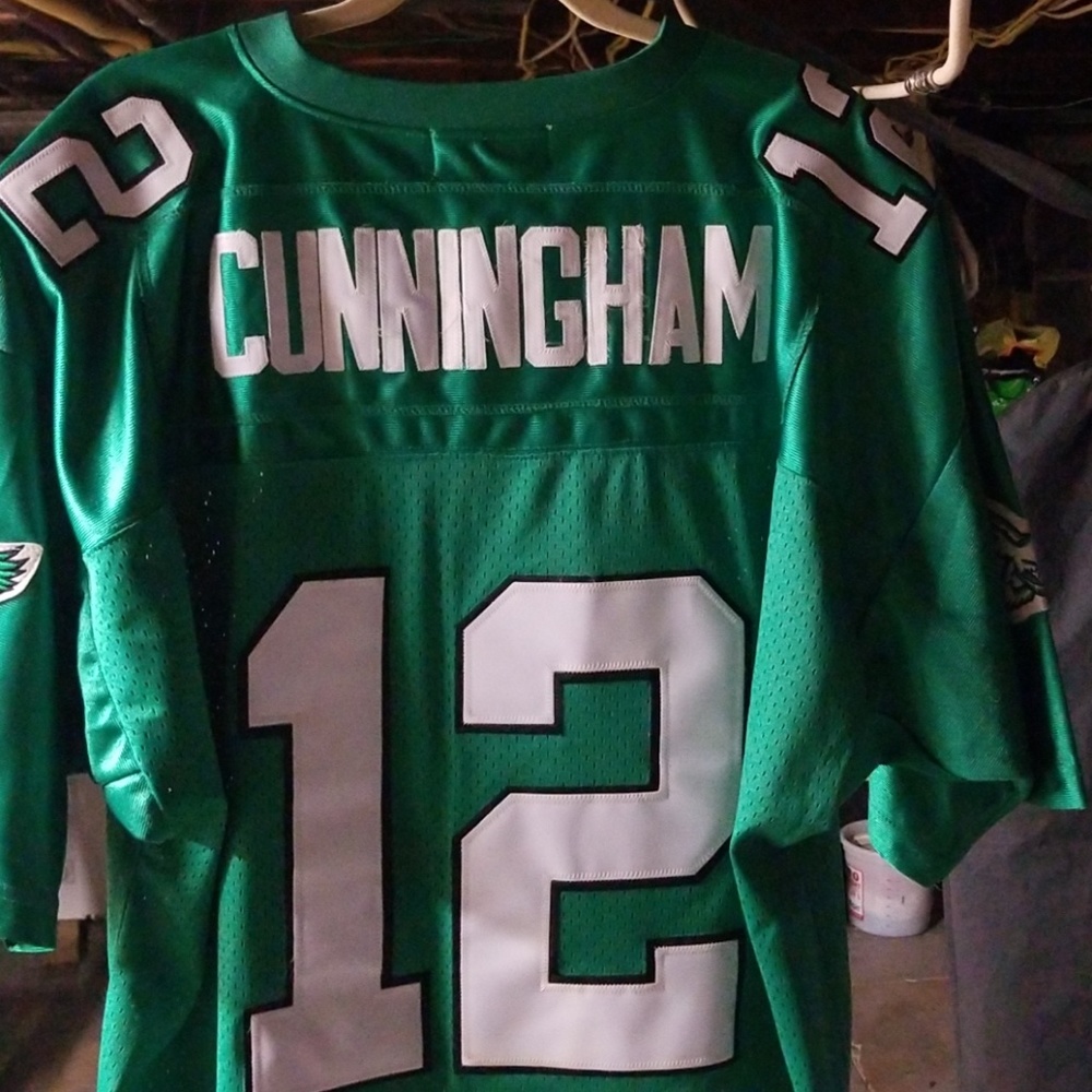 R. Cunningham Eagles throwback jersey